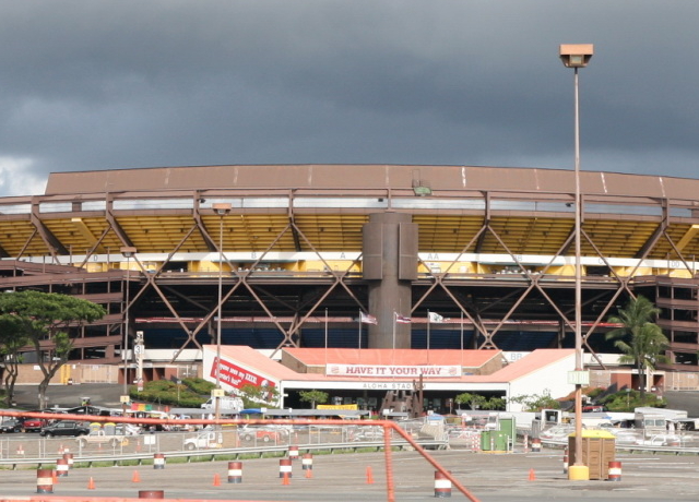 Traffic Leaving the Stadium