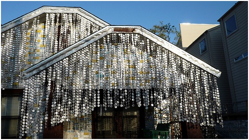 The Beer Can House in Houston