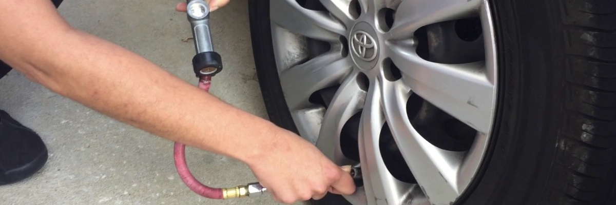 how to check the tire pressure