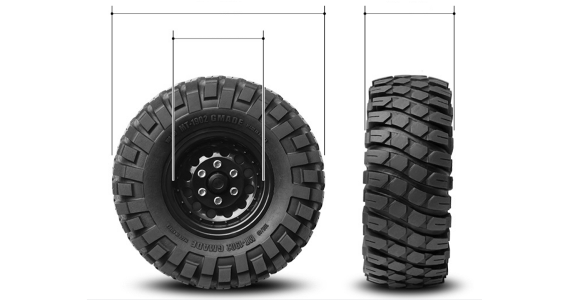 off-road tire sizes